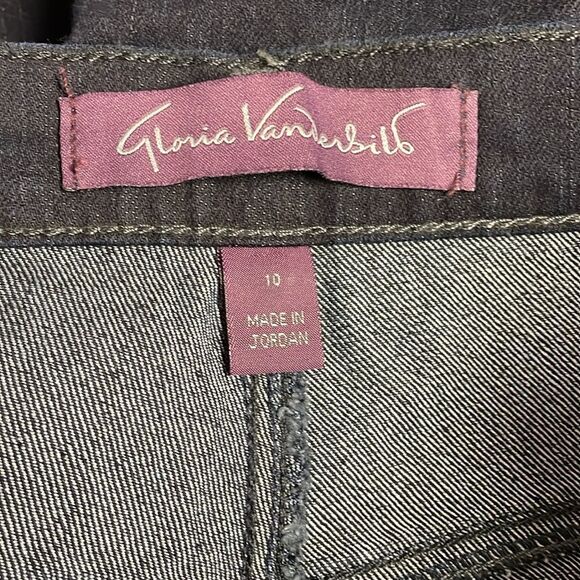 Gloria Vanderbilt Amanda Jeans Size 10 Indigo Blue Vintage 2012 Average Length - Picture 10 of 13